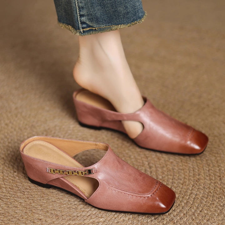 Mules de Couro Avella