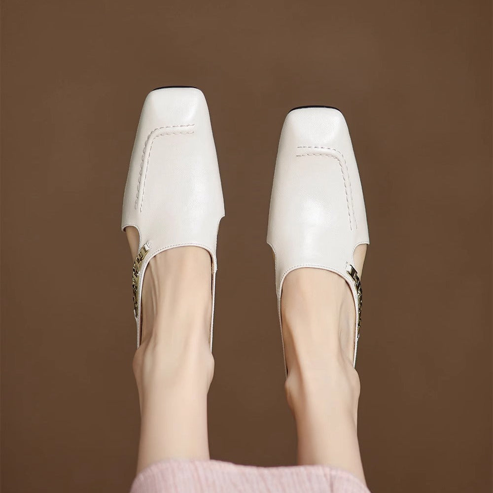 Mules de Couro Avella
