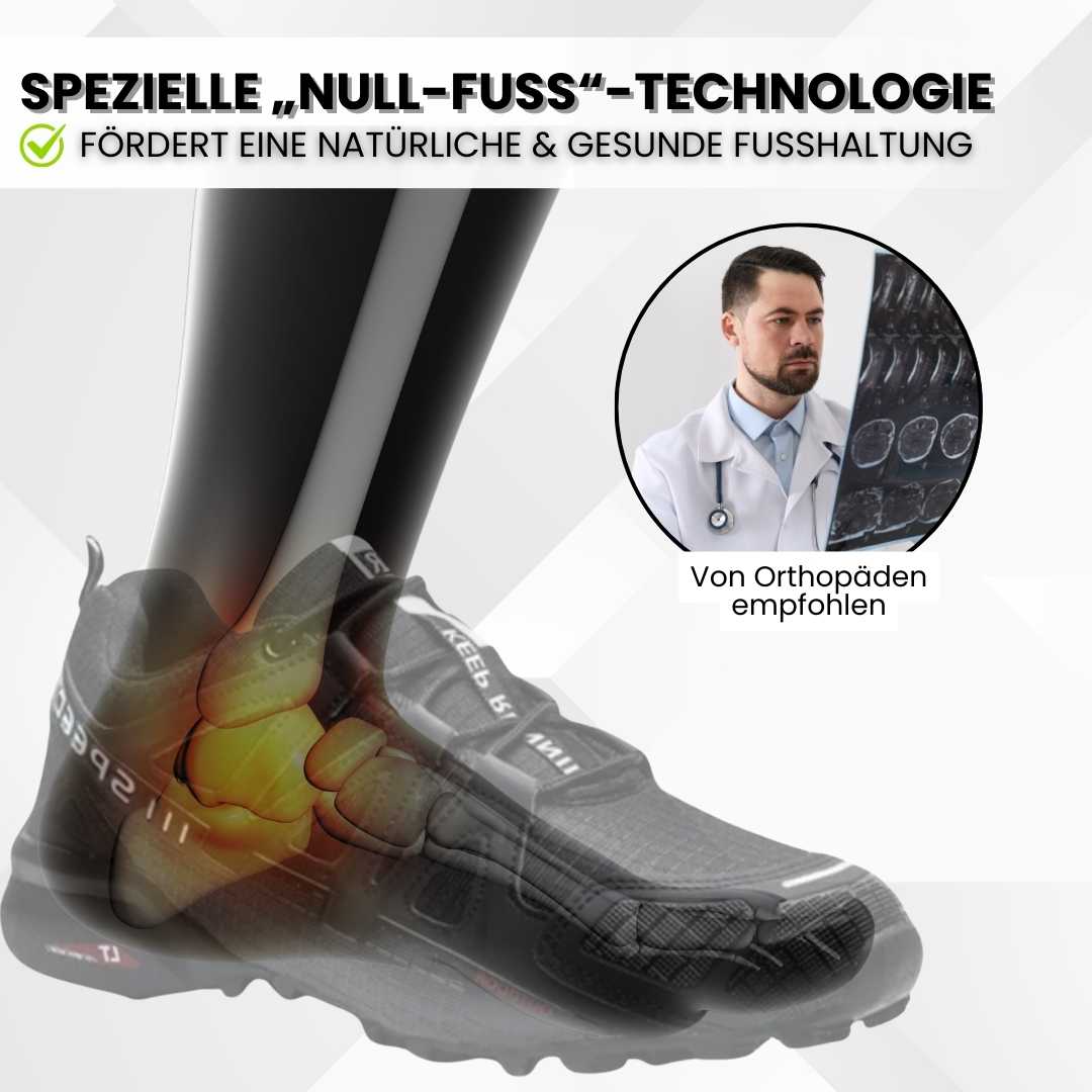 OrthoTrekking | sapato de trekking e caminhada ergonómico e aliviador de dor