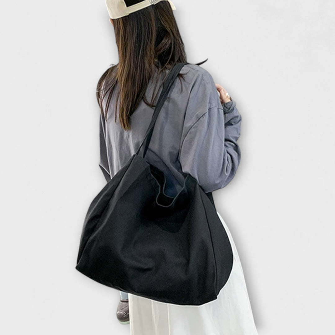 Olivia - Bolsa de Compras Grande em Lona de Alta Qualidade
