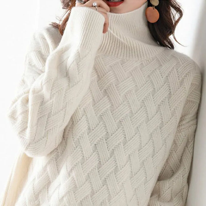 Valentina™| Pullover de Gola Alta