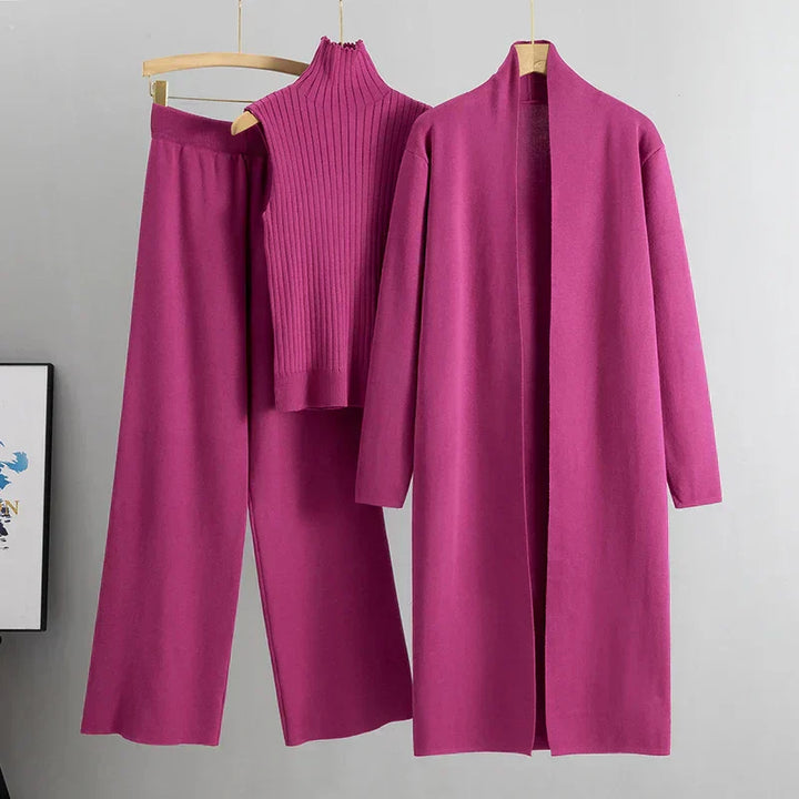 Lena™ | Conjunto de Roupa Clássico de 3 Peças