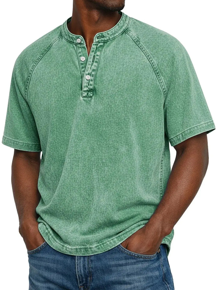 Lukas | Camisa Vintage com Botões para Homens
