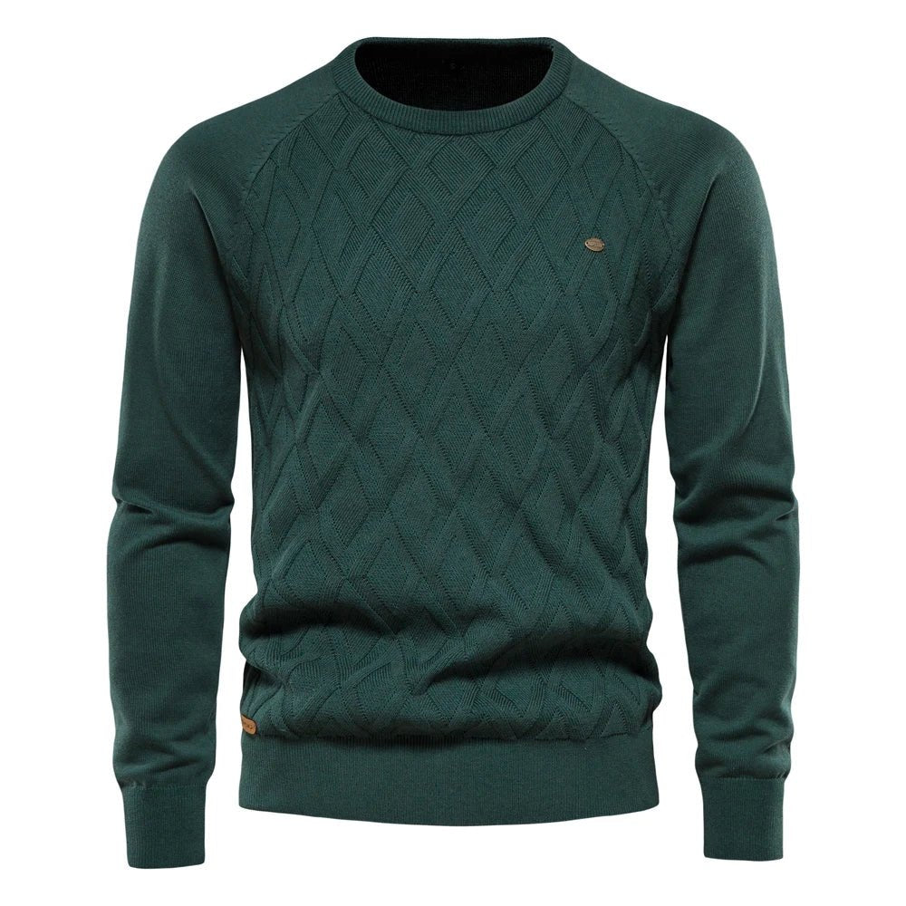 Theodor | Pullover Masculino com Padrão de Losangos