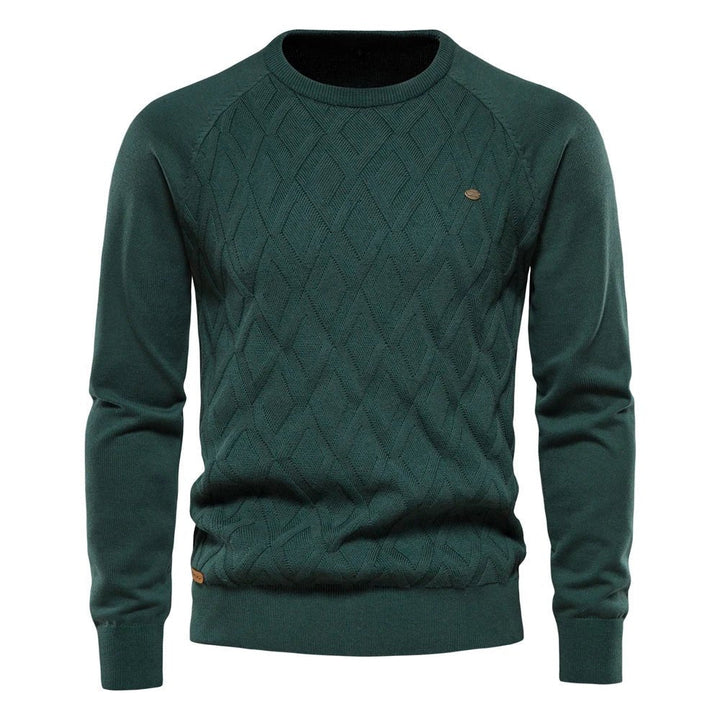 Theodor | Pullover Masculino com Padrão de Losangos