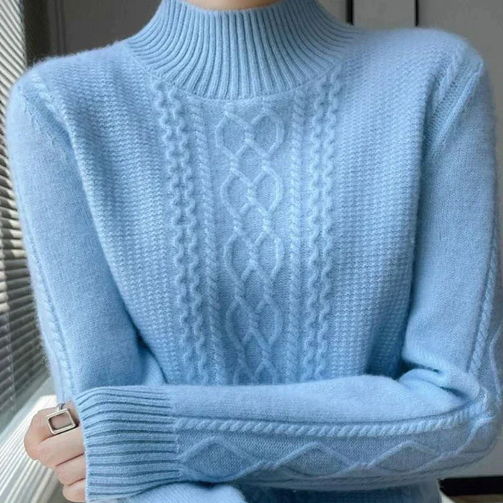 Fluffonia™| Pullover de Gola Alta
