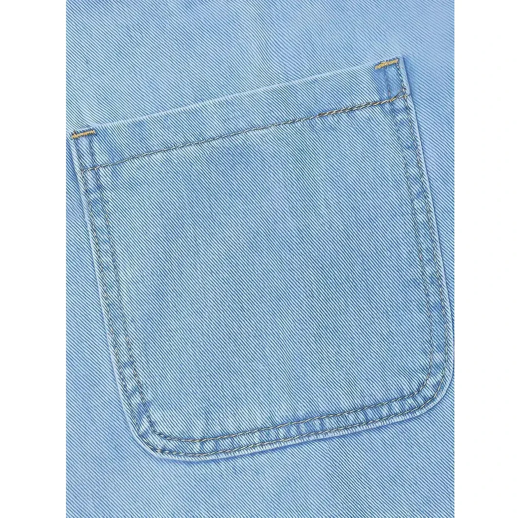 Beatriz - Vestido Relaxado em Denim