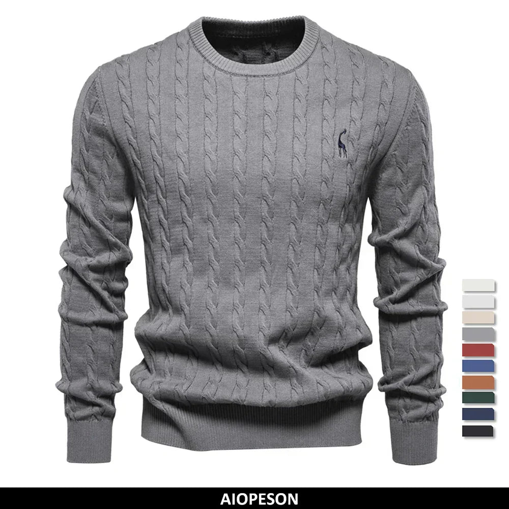 Falkner | Pullover de malha moderno para homens