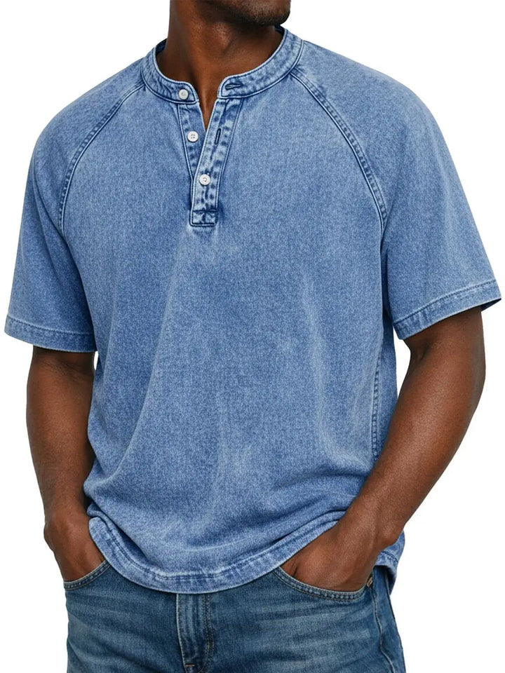 Lukas | Camisa Vintage com Botões para Homens