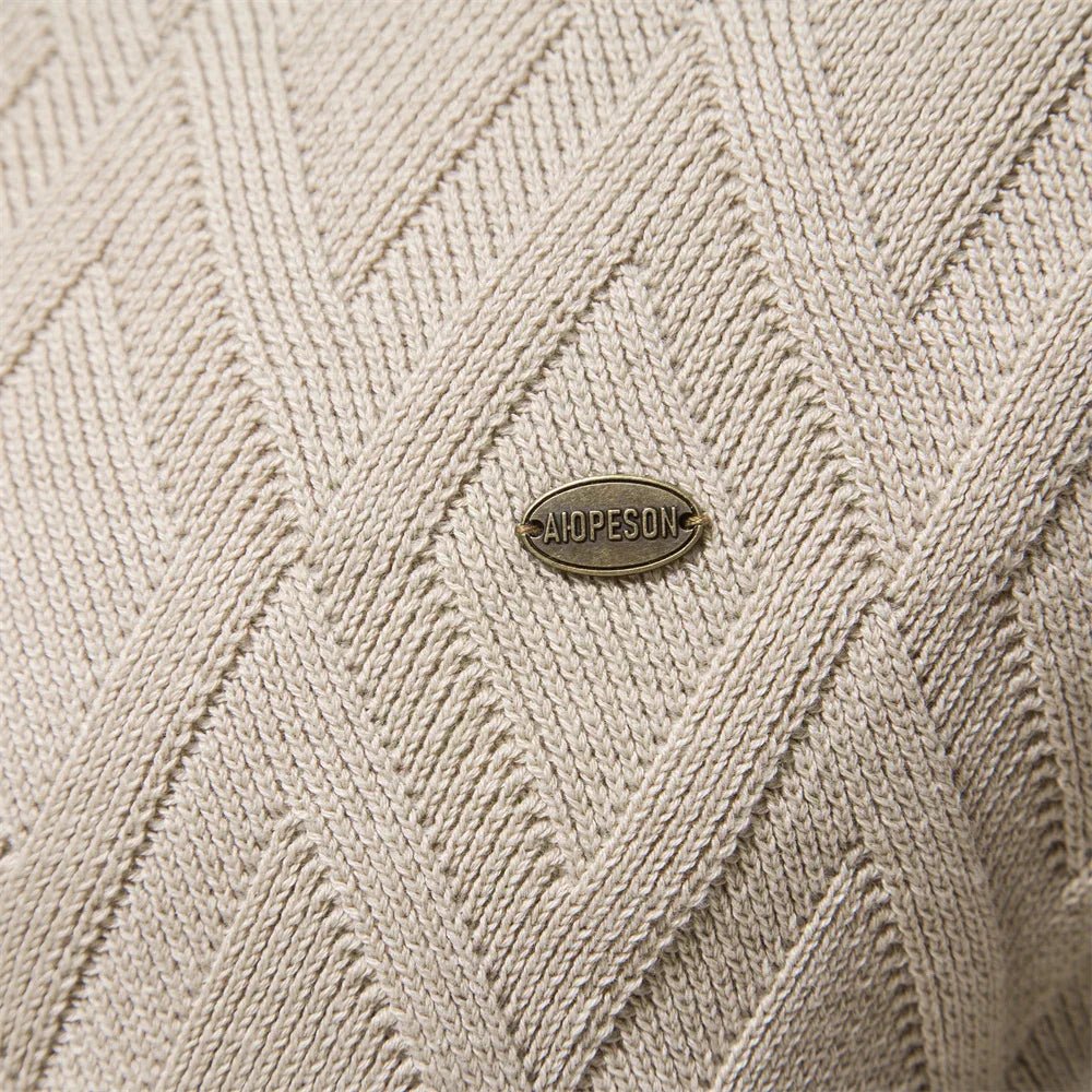 Theodor | Pullover Masculino com Padrão de Losangos