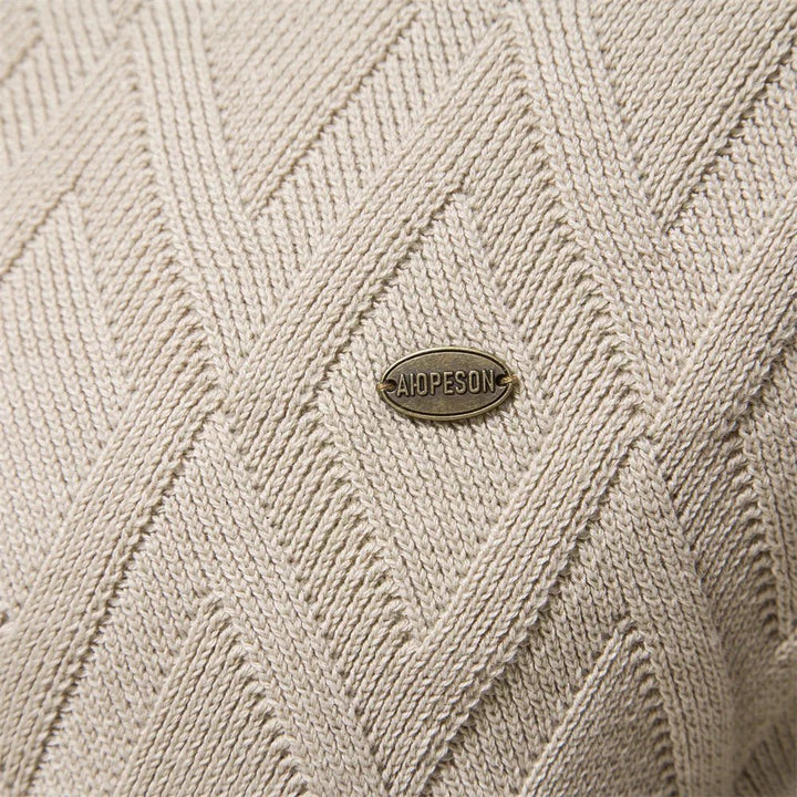Theodor | Pullover Masculino com Padrão de Losangos