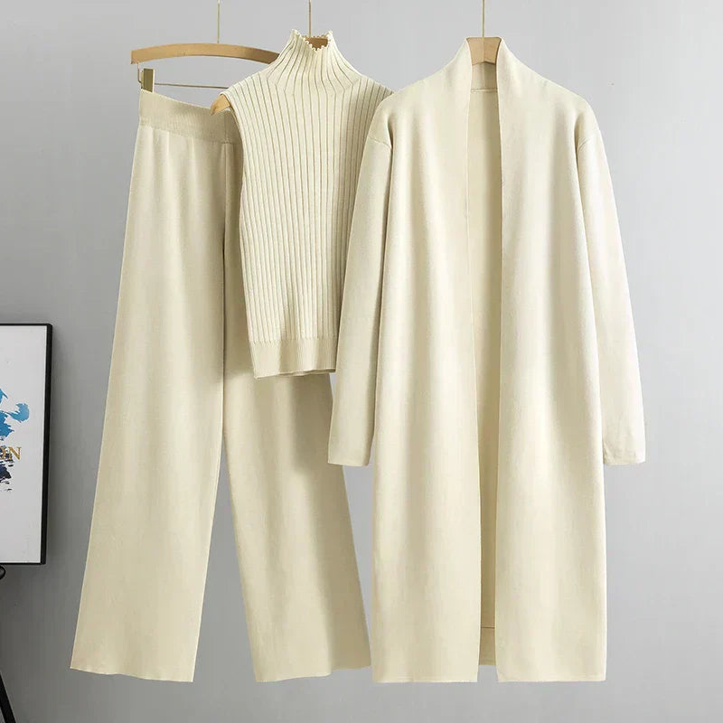Lena™ | Conjunto de Roupa Clássico de 3 Peças