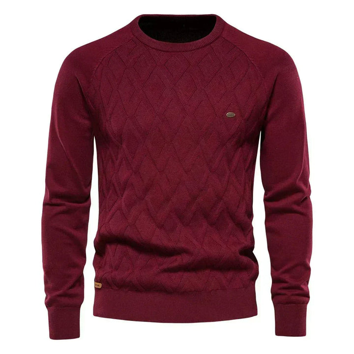 Theodor | Pullover Masculino com Padrão de Losangos