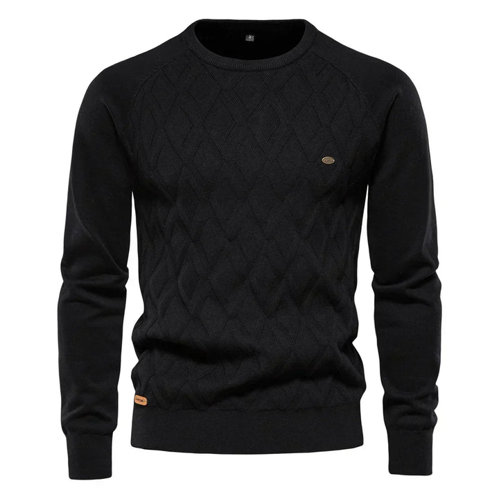 Theodor | Pullover Masculino com Padrão de Losangos