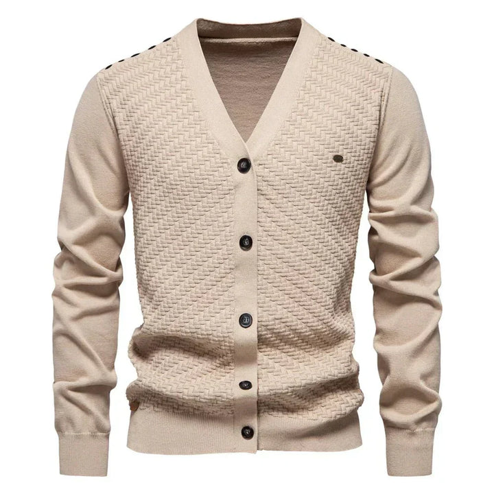 Schneider | Cardigan Masculino Quente com Decote em V