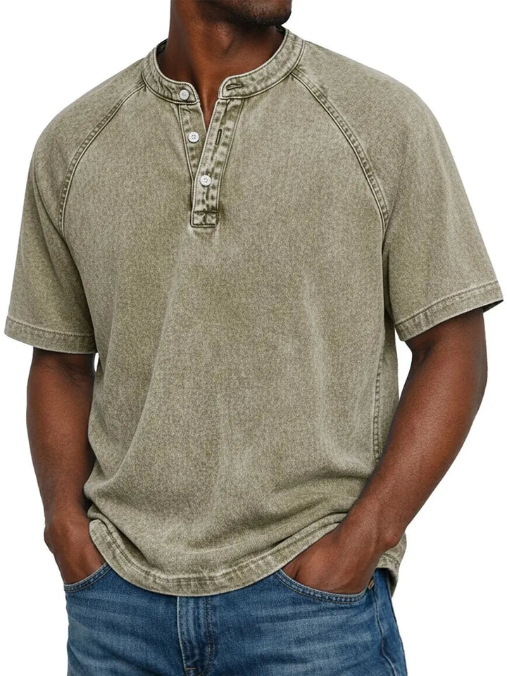 Lukas | Camisa Vintage com Botões para Homens