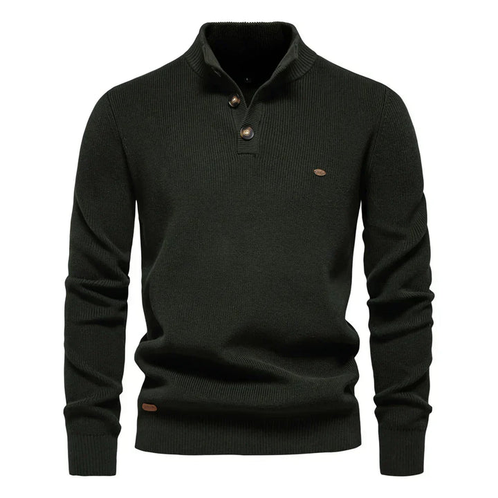 Konrad | Pullover Masculino Elegante com Design de Botão
