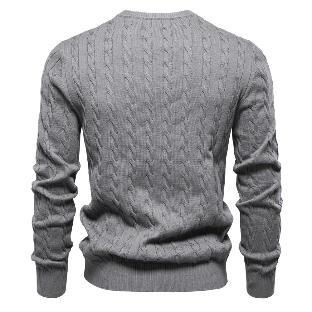 Falkner | Pullover de malha moderno para homens