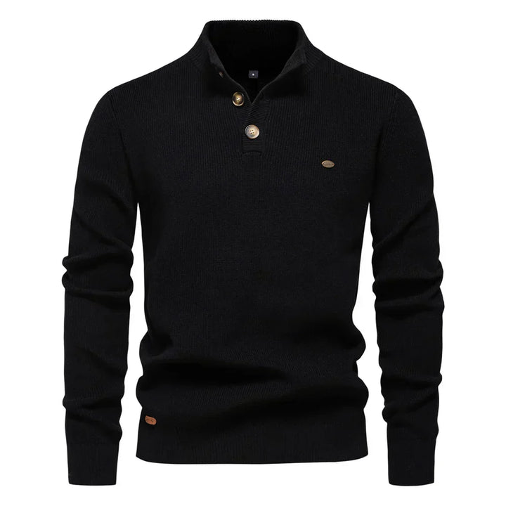 Konrad | Pullover Masculino Elegante com Design de Botões