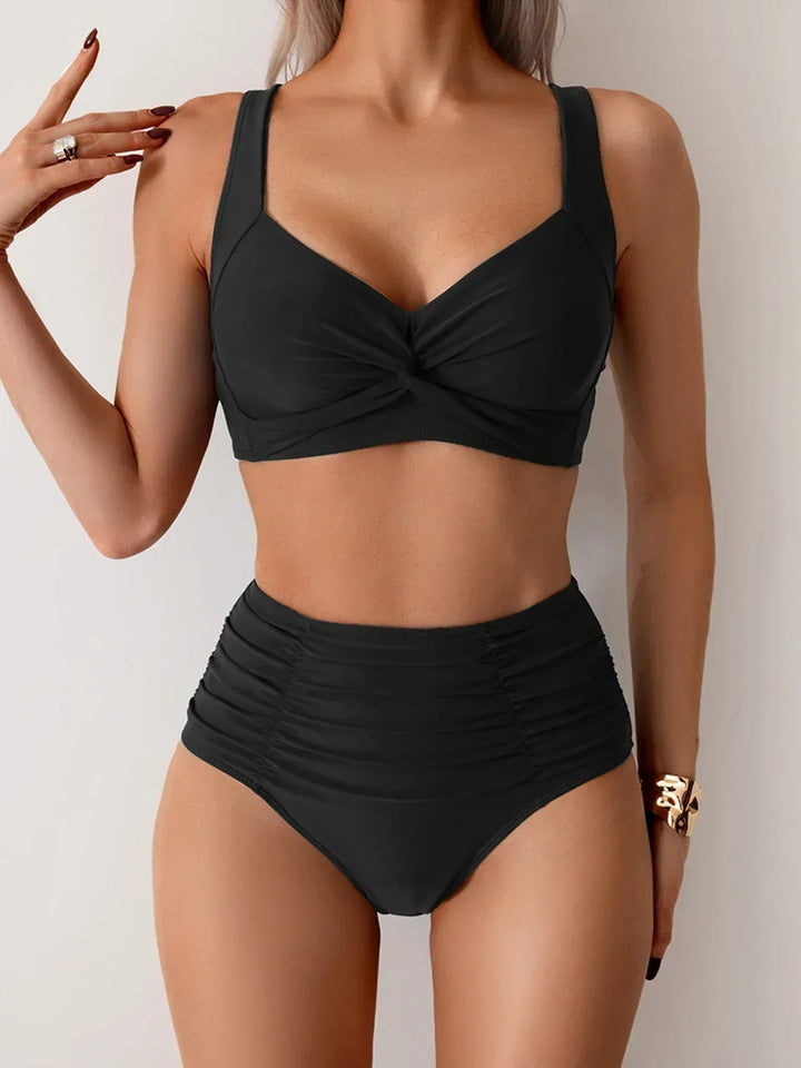 Laluna® | Conjunto de Biquíni de Verão com Cintura Alta