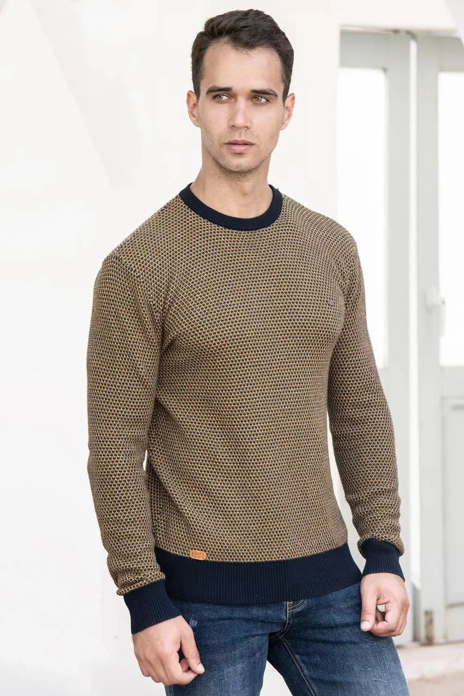 Steinmann | Pullover Masculino com Padrão de Losango
