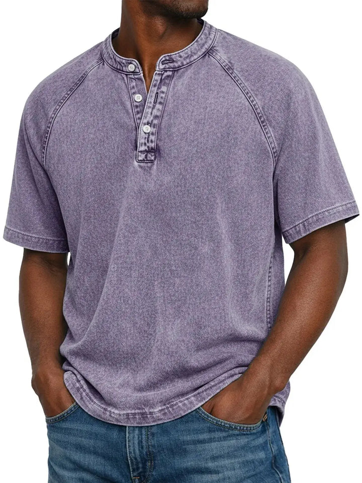 Lukas | Camisa Vintage com Botões para Homens