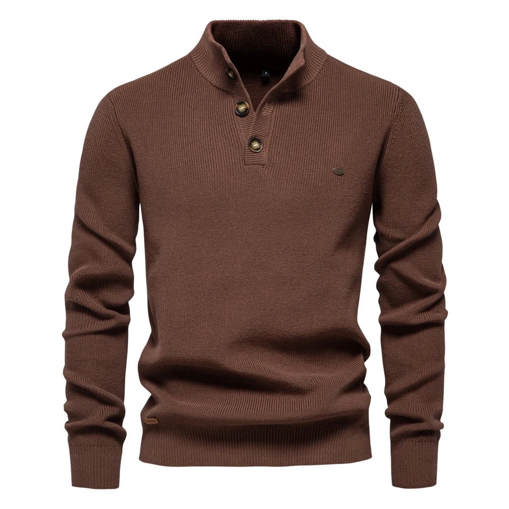 Konrad | Pullover Masculino Elegante com Design de Botões