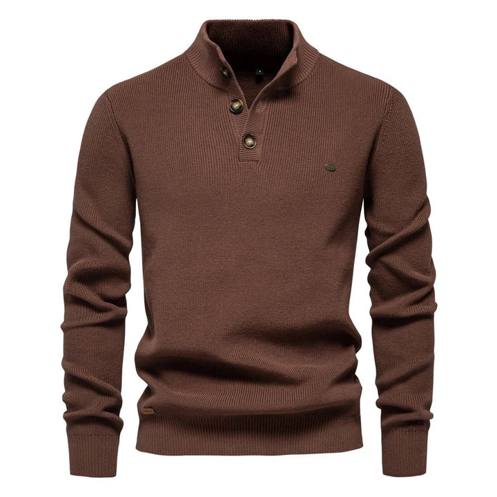 Konrad | Pullover Masculino Elegante com Design de Botões