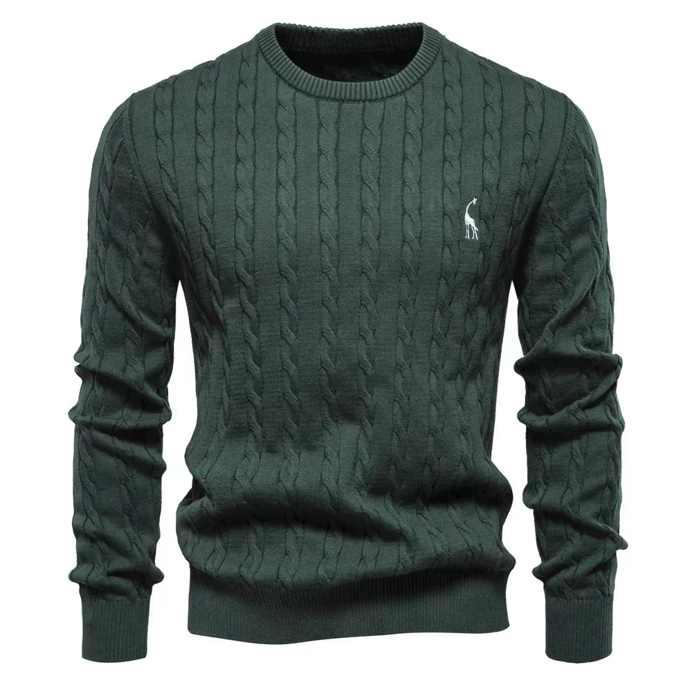 Falkner | Pullover de malha moderno para homens