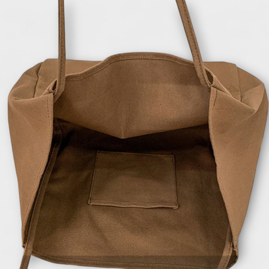 Olivia - Bolsa de Compras Grande em Lona de Alta Qualidade