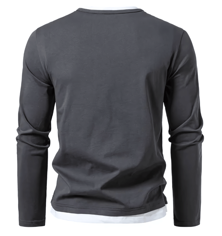Alwin | Camisola de Manga Longa Premium em Algodão Penteado