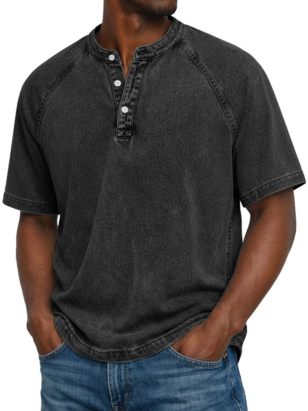 Lukas | Camisa Vintage com Botões para Homens