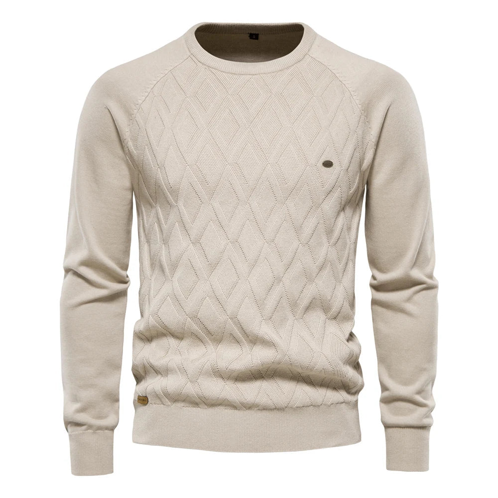 Theodor | Pullover Masculino com Padrão de Losangos