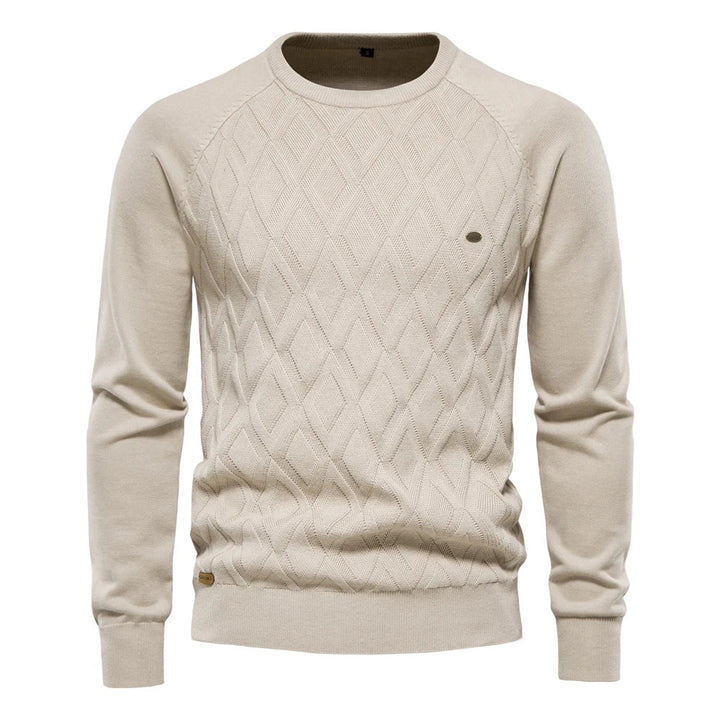 Theodor | Pullover Masculino com Padrão de Losangos