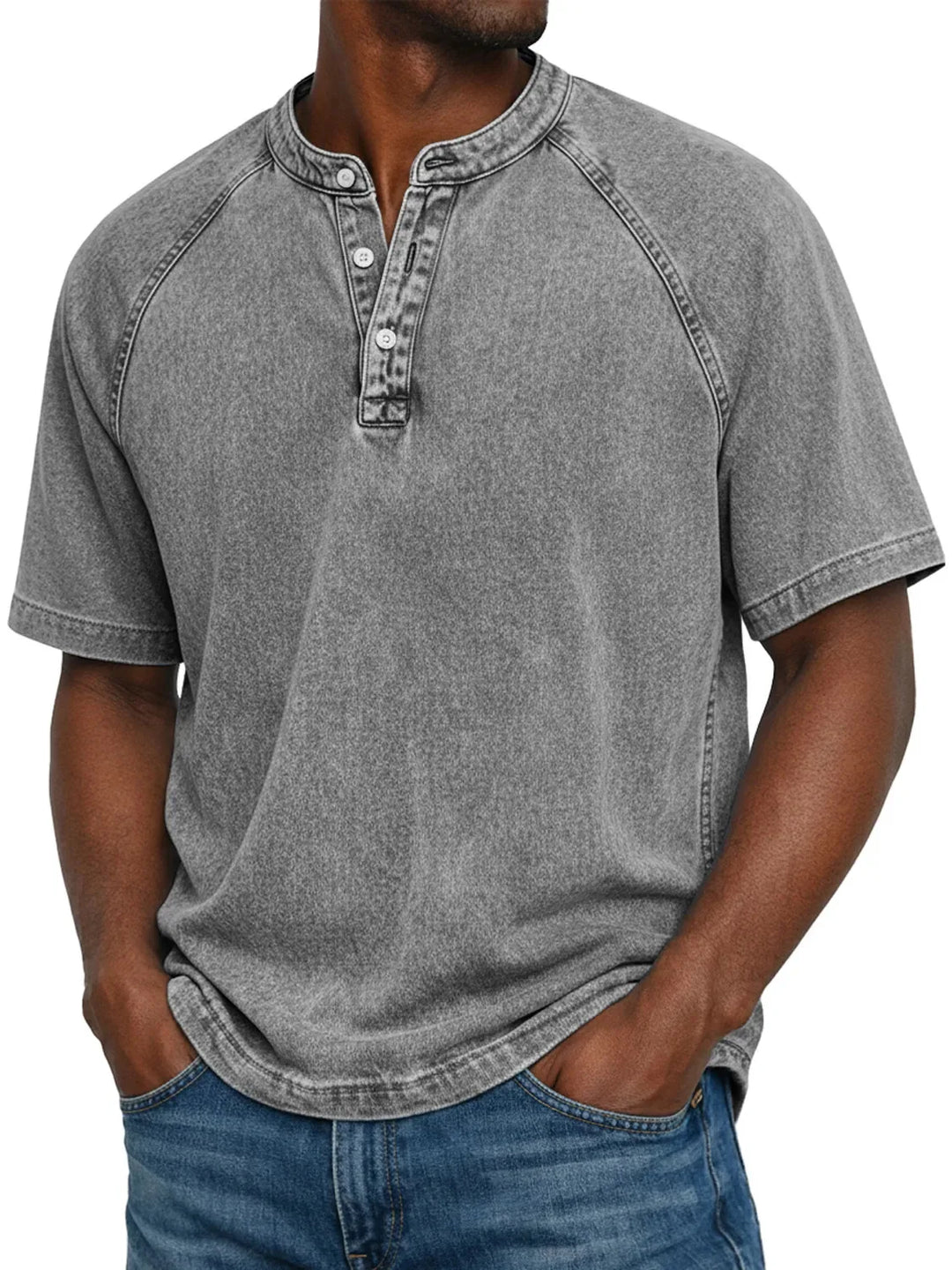 Lukas | Camisa Vintage com Botões para Homens