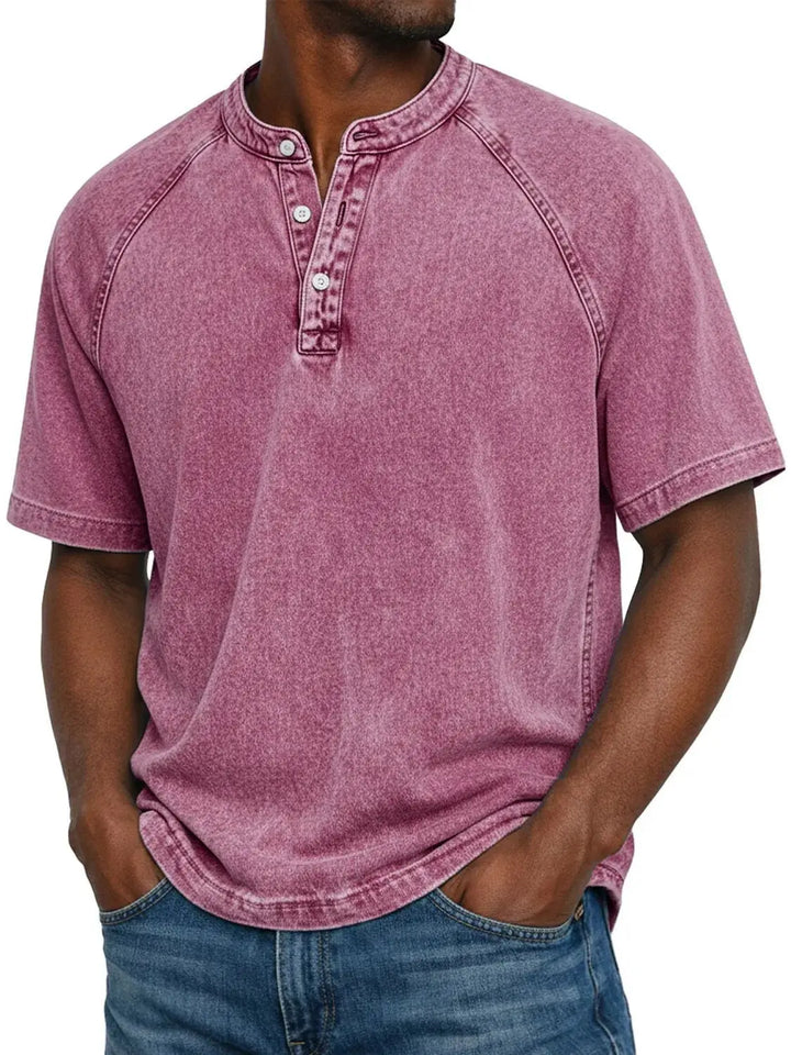 Lukas | Camisa Vintage com Botões para Homens
