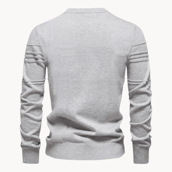 Burkhard | Pullover Masculino Elegante com Design de Xadrez
