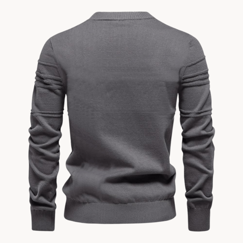 Burkhard | Pullover Masculino Elegante com Design de Xadrez