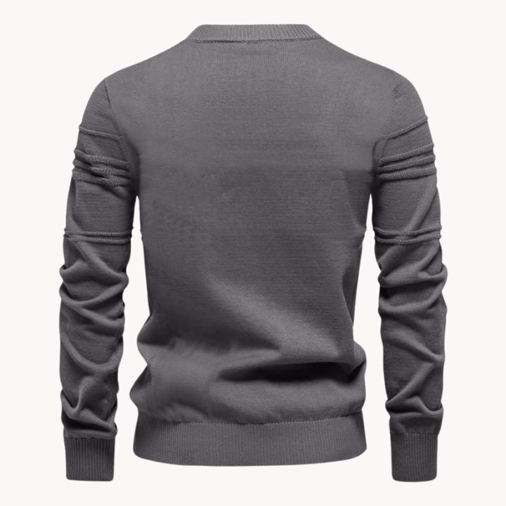 Burkhard | Pullover Masculino Elegante com Design de Xadrez