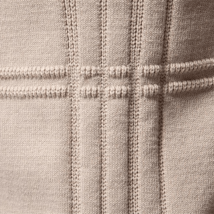 Burkhard | Pullover Masculino Elegante com Design de Xadrez