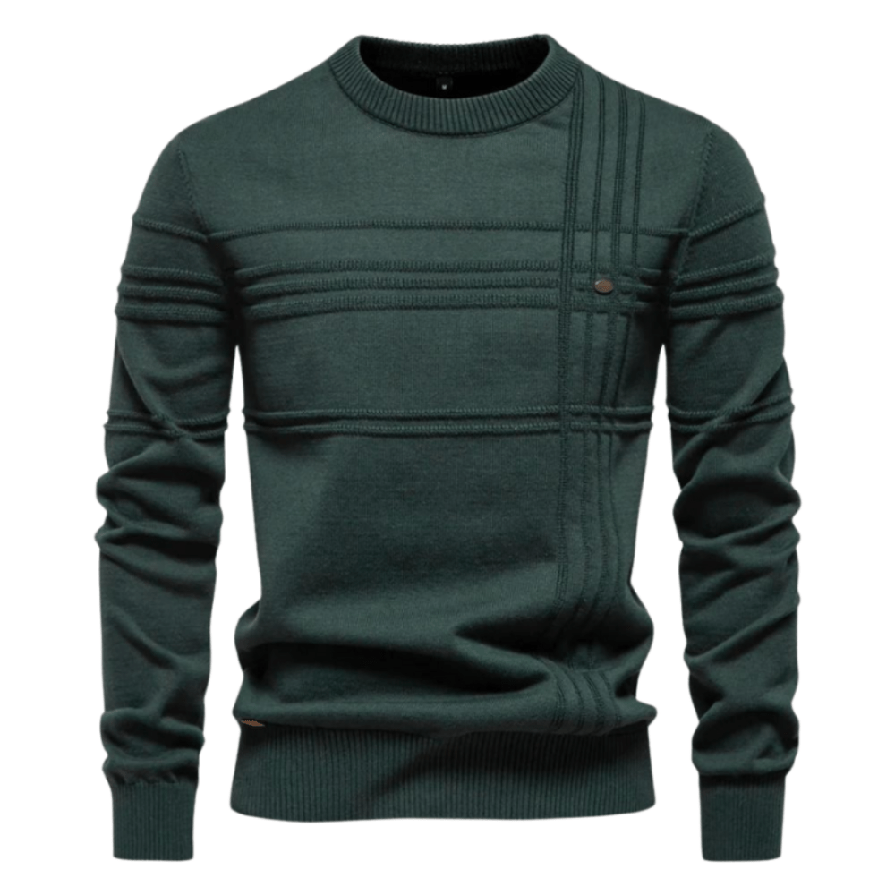 Burkhard | Pullover Masculino Elegante com Design de Xadrez