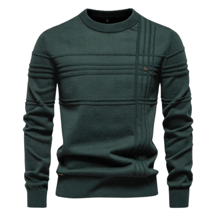 Burkhard | Pullover Masculino Elegante com Design de Xadrez