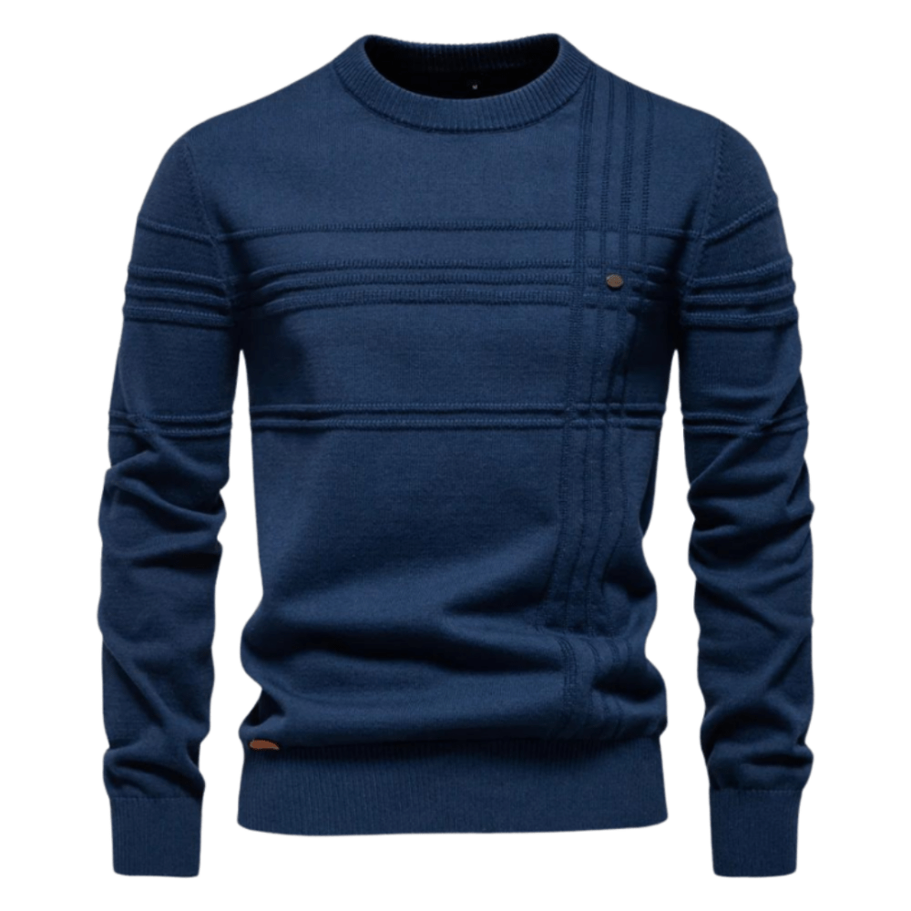 Burkhard | Pullover Masculino Elegante com Design de Xadrez
