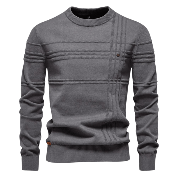 Burkhard | Pullover Masculino Elegante com Design de Xadrez