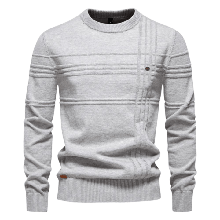Burkhard | Pullover Masculino Elegante com Design de Xadrez