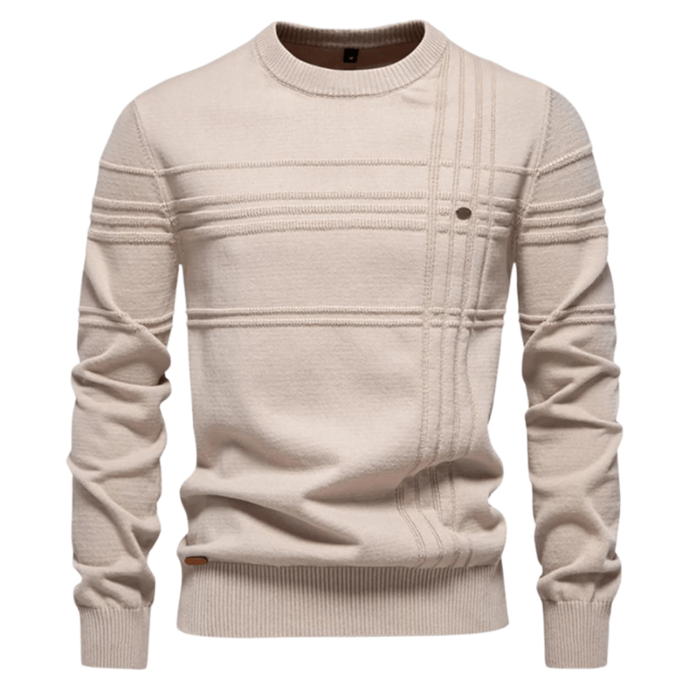 Burkhard | Pullover Masculino Elegante com Design de Xadrez