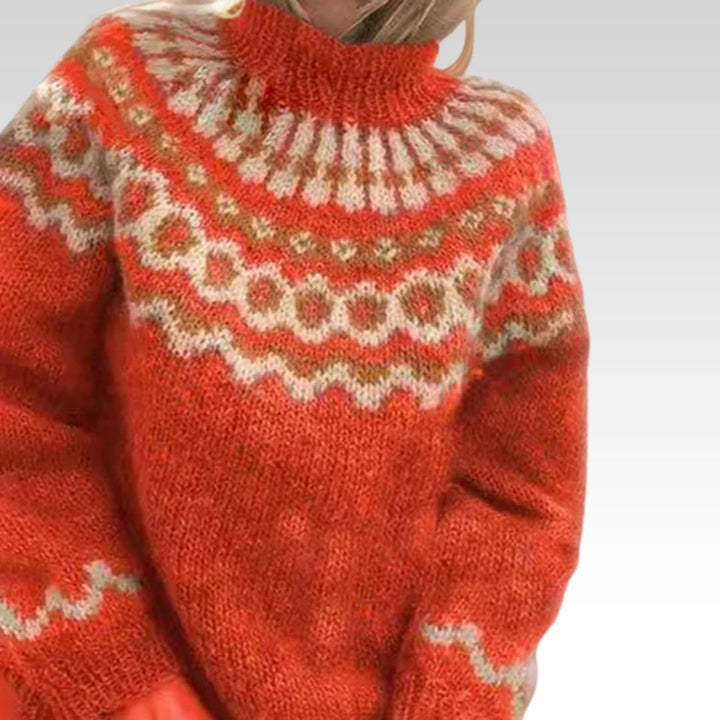 Sylvia™| Pullover de Gola Alta Elegante