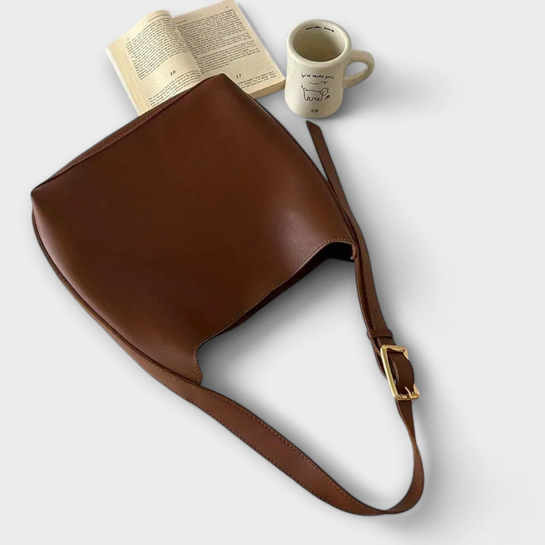 Olivia – Elegante Bolsa de Ombro em Couro