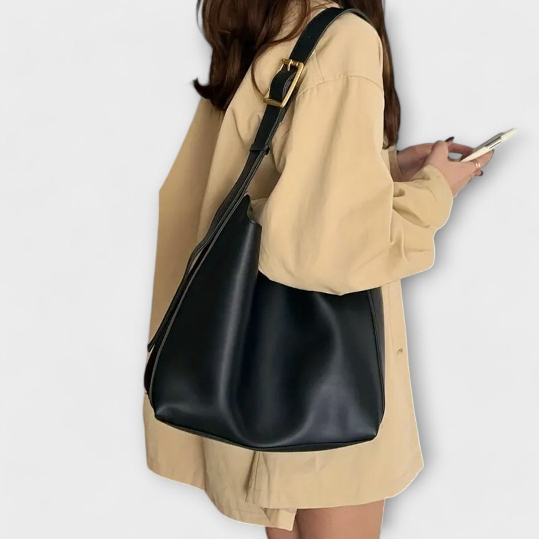 Olivia – Elegante Bolsa de Ombro em Couro