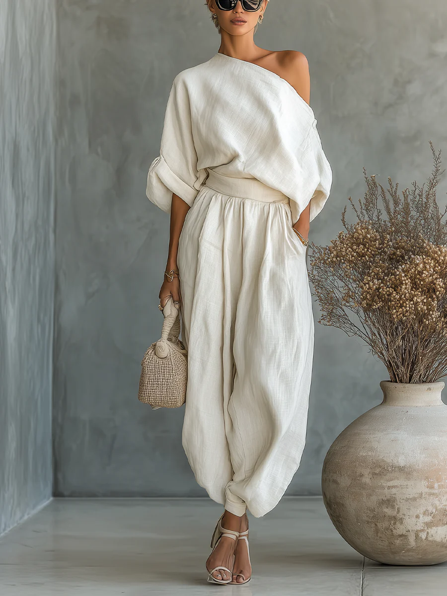 Demelza - Conjunto 2 Peças Off-Shoulder